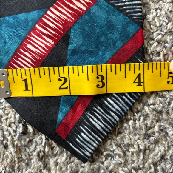 Bundle of 5 all silk men’s vintage abstract art ties - Picture 8 of 9